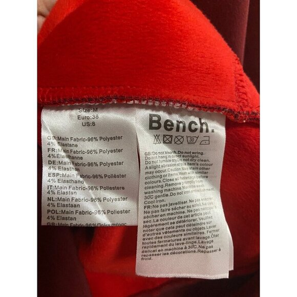 Bench Women's Zip-Up Wine Color Jacket Size M - Picture 10 of 12